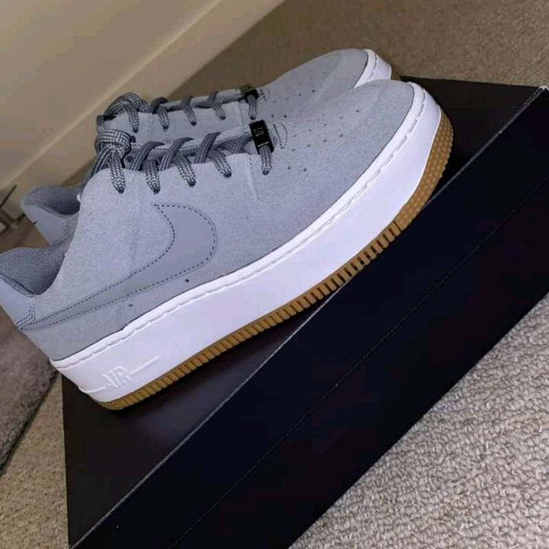 grey air force 1 size 5